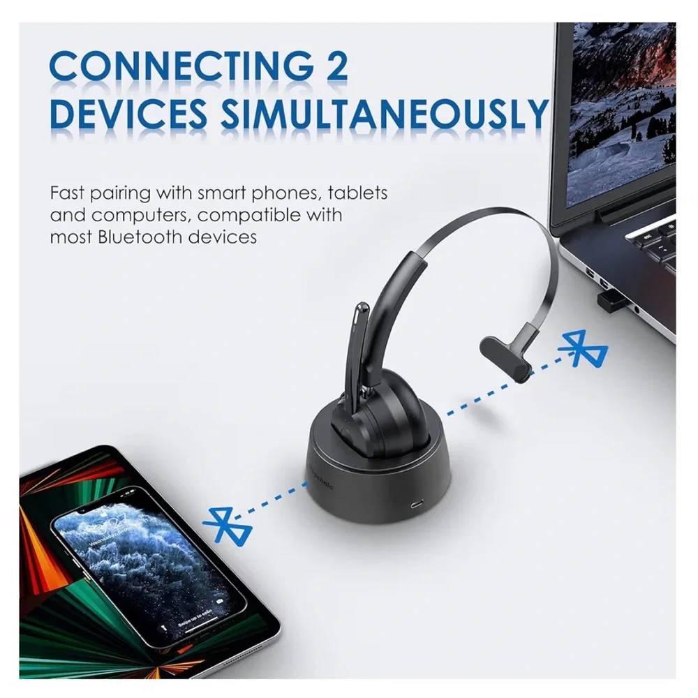 Black Computer Headset KH113M
